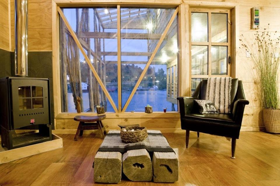 Hostal Palafito Waiwen Castro Bagian luar foto